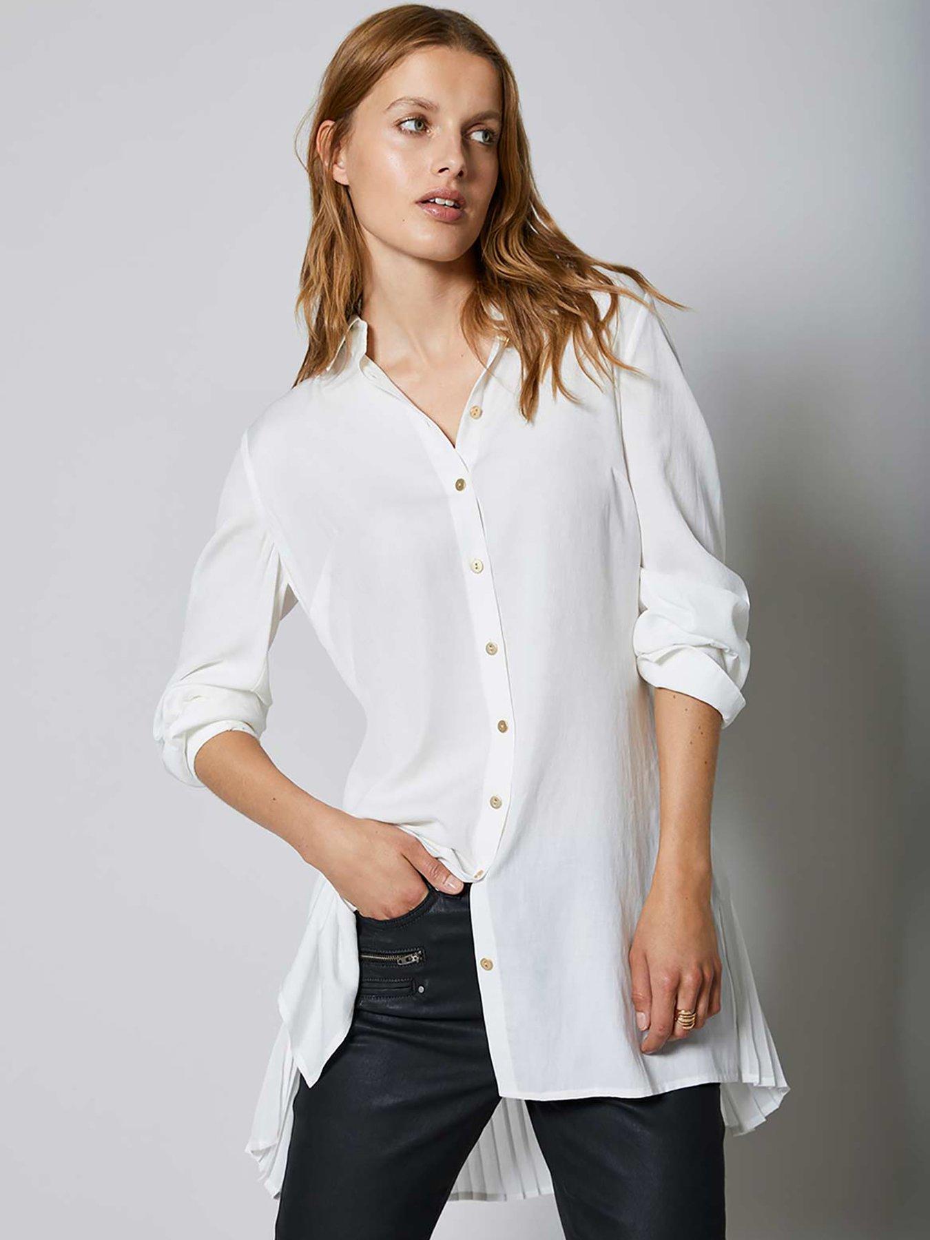 mint velvet white shirt