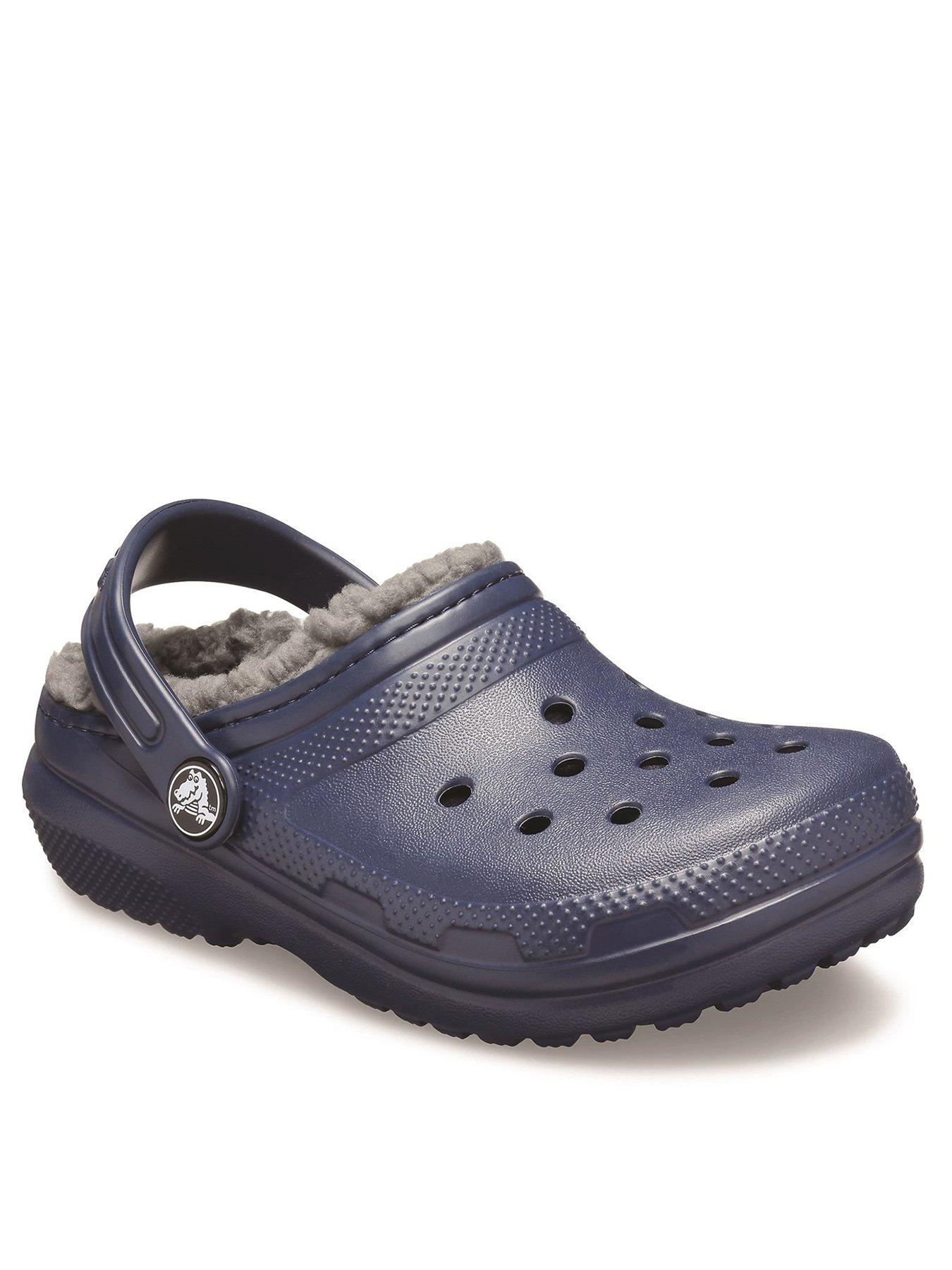 mens fur lined crocs uk