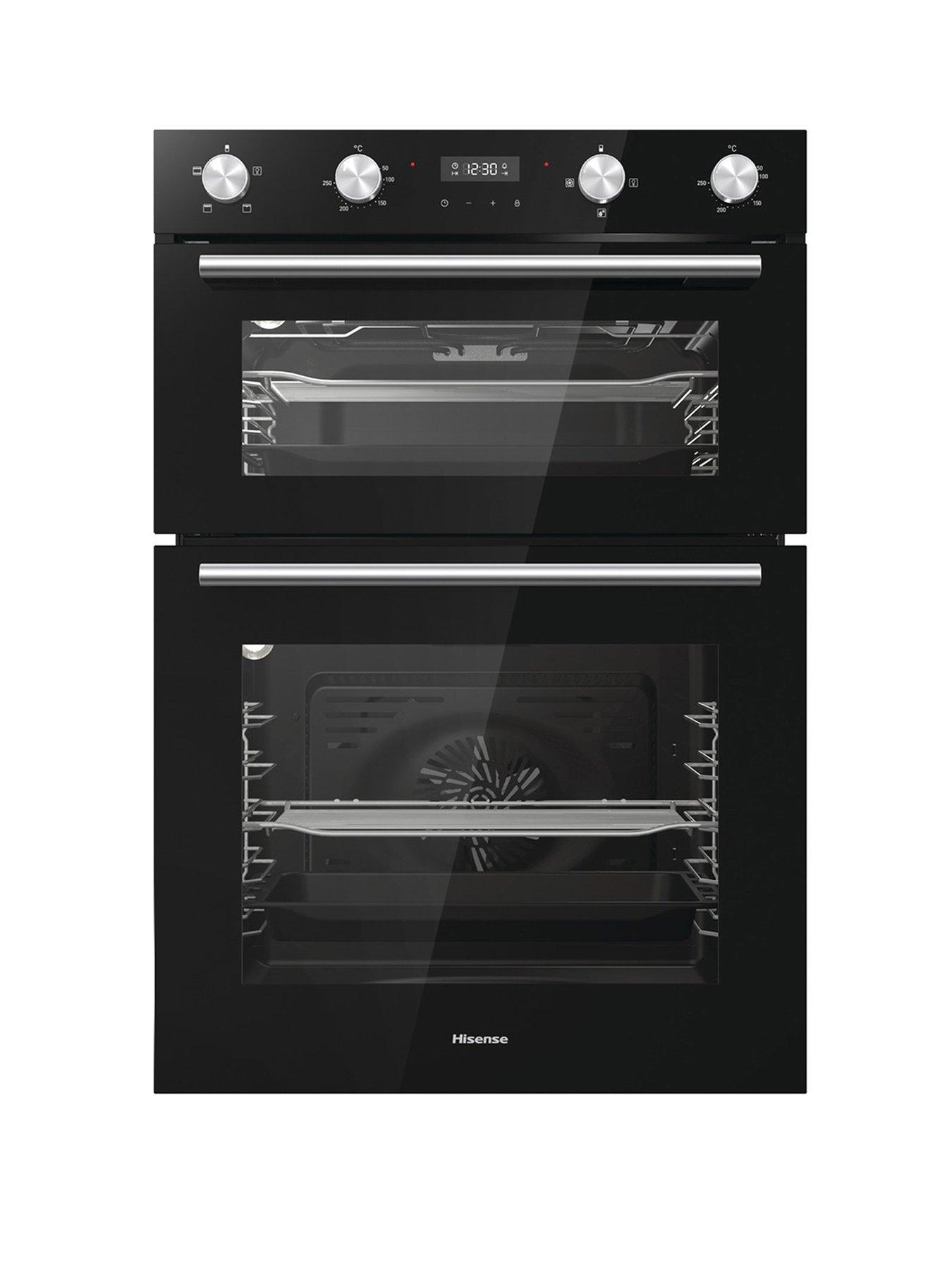 Hisense BID95211BGUK 60cm Wide Built-In Double Oven - Black