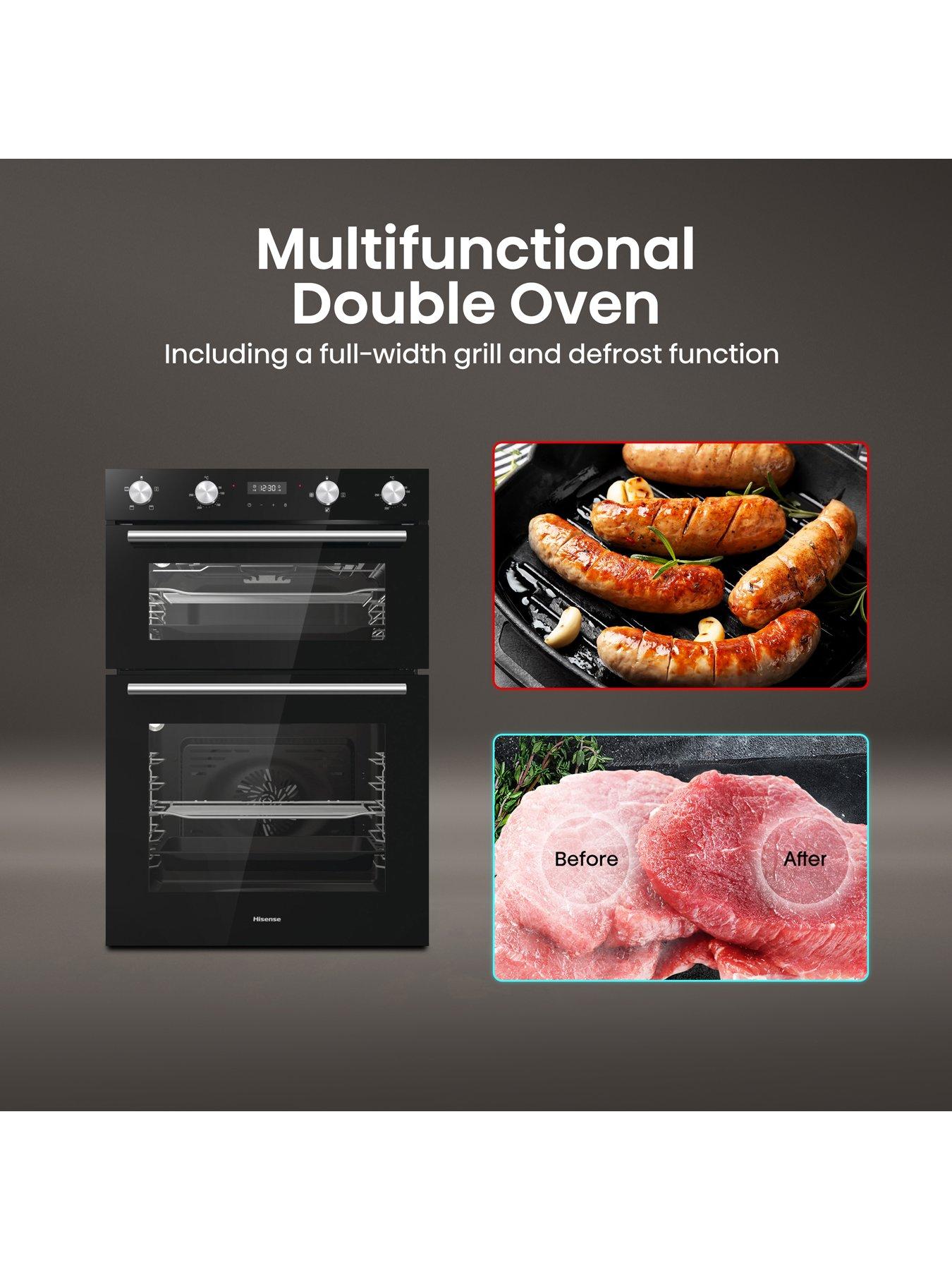 Image 3 of 7 of Hisense BID95211BGUK 60cm Wide&nbsp;Built-In Double Oven - Black
