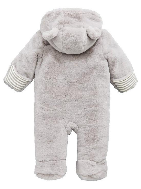 back image of mini-v-by-very-baby-unisex-faux-fur-cuddle-suit-grey