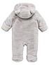  image of mini-v-by-very-baby-unisex-faux-fur-cuddle-suit-grey