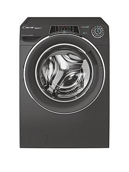 Product photograph of Candy Rapido Ro1696dwmceb-80 Wifi Connected 9kg Washing Machine With 1600 Rpm - Black - A Rated from very.co.uk