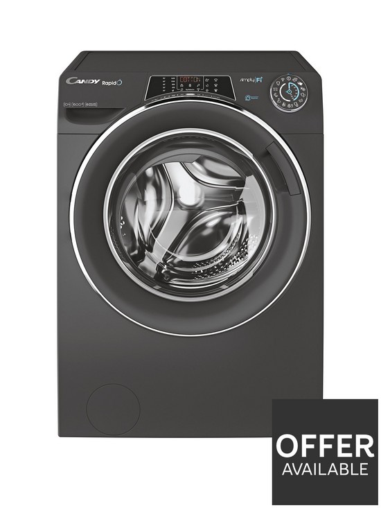 front image of candy-rapido-ro16106dwmcre-80nbsp10kg-wash-1600-spin-washing-machine-graphite