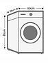  image of candy-rapido-ro16106dwmcre-80nbsp10kg-wash-1600-spin-washing-machine-graphite