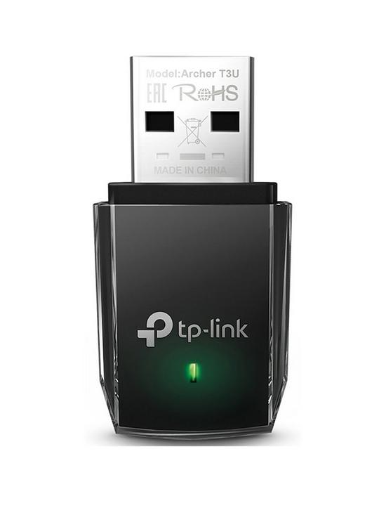 front image of tp-link-archer-t3u-ac1300-mini-wireless-mu-mimo-usb-wifi-adapter