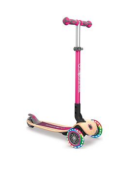 globber-primo-foldable-wood-scooter-pink