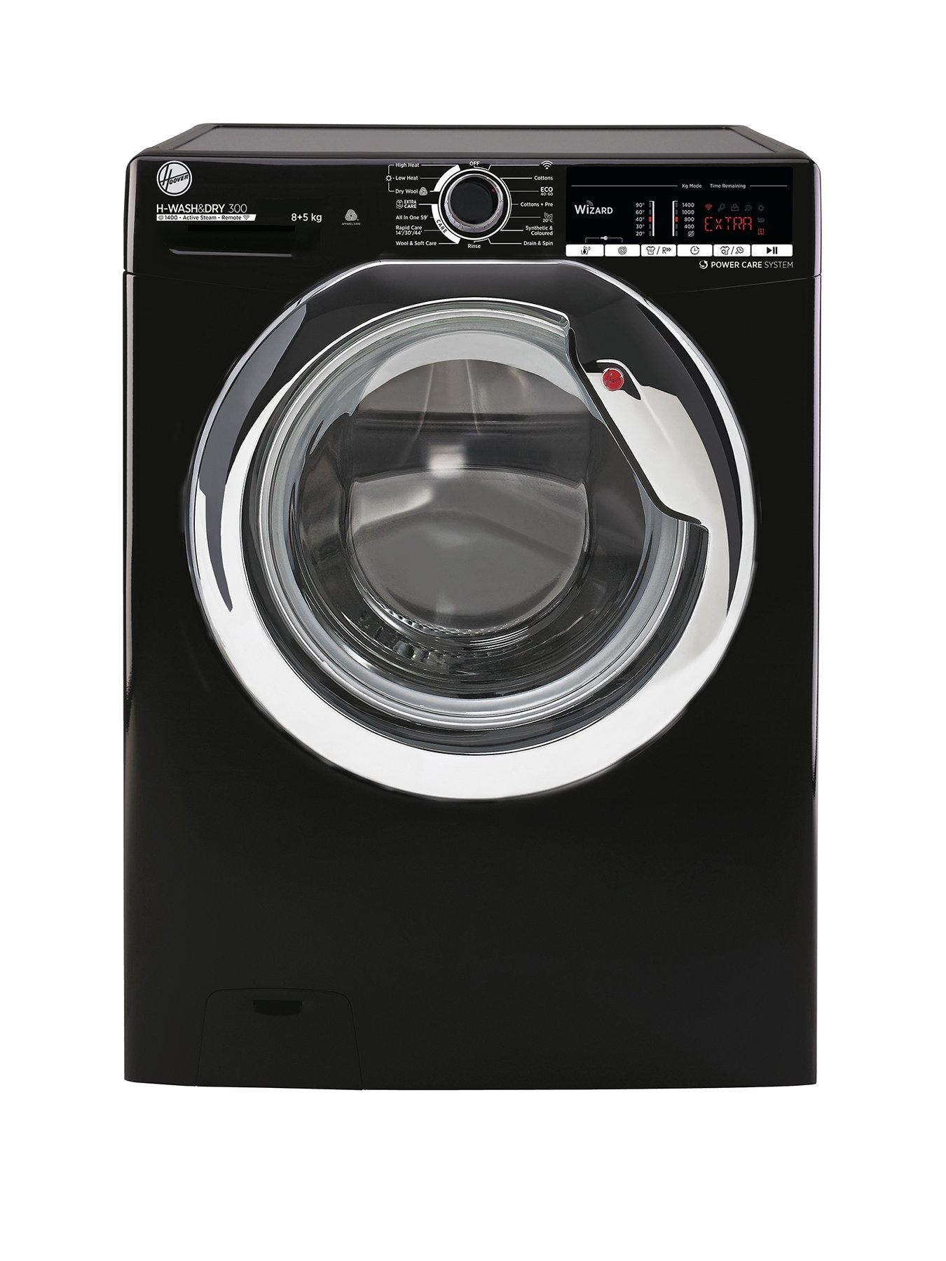 Product photograph of Hoover H-wash Amp Dry 300 H3ds4855tacbe 8kg Wash 5kg Dry Washer Dryer With 1400 Rpm Spin - Black from very.co.uk