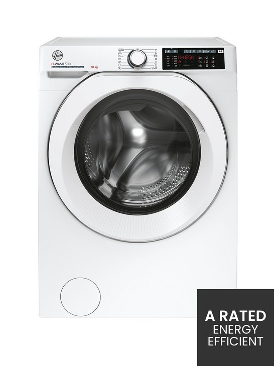 front image of hoover-h-wash-500-hw-610amc-10kg-load-1600-spinnbspa-rated-washing-machinenbspwith-wifi-connectivity-white