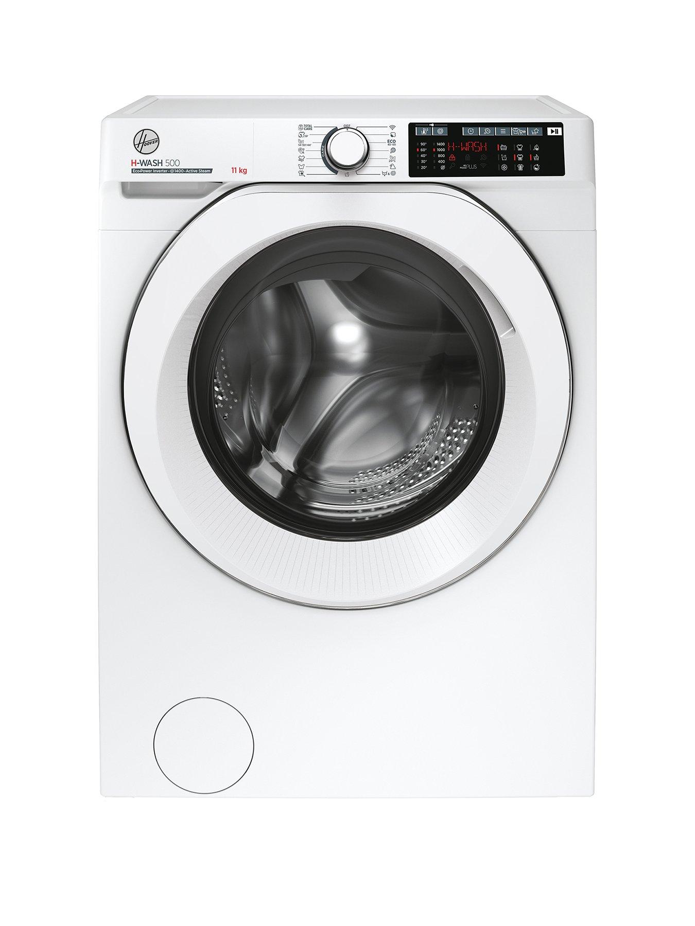 undefined H-WASH 500 HW 411AMC/1-80 11kg Load, 1400 Spin Washing Machine - White, with WiFi Connectivity - A Rated