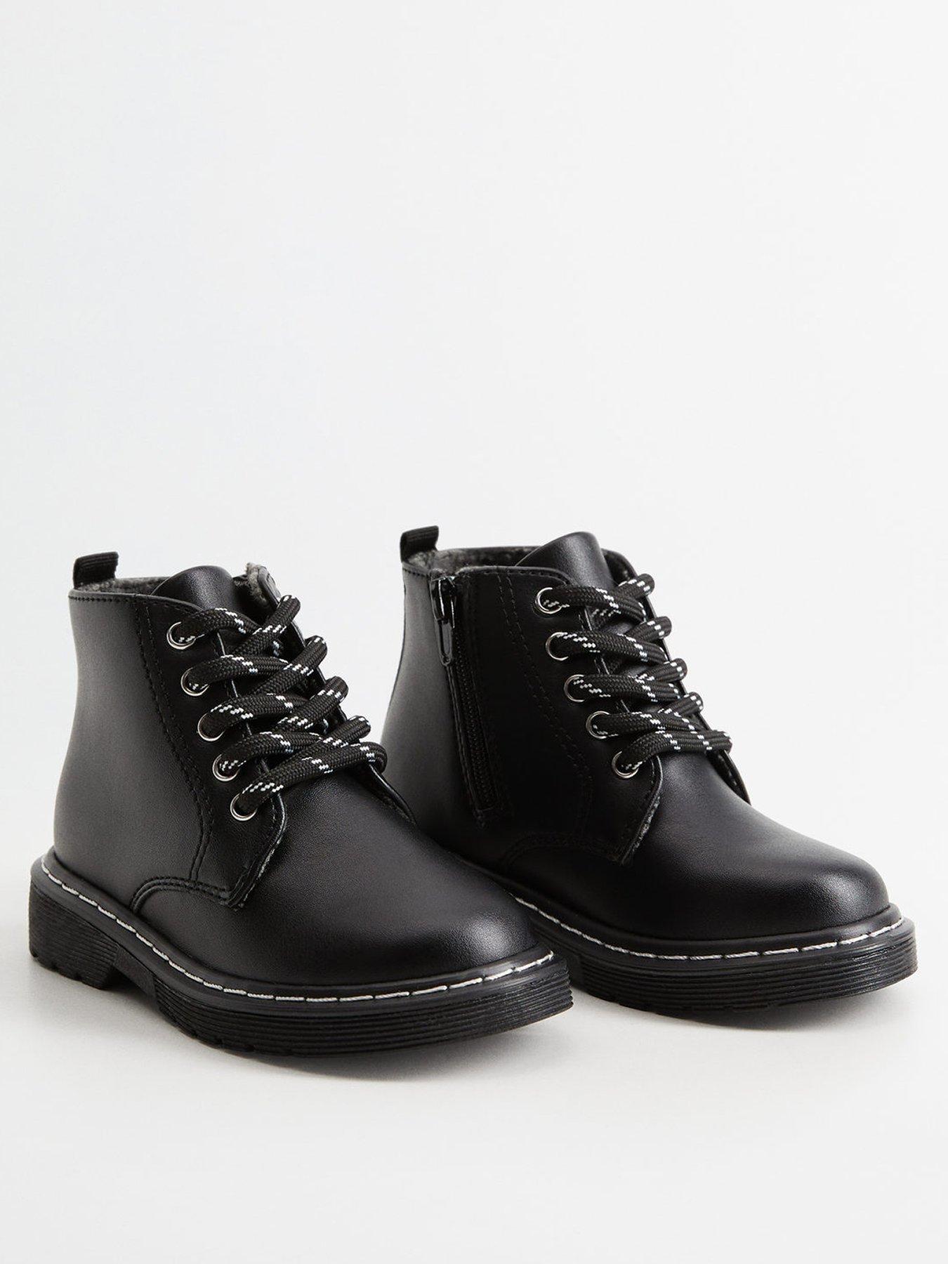 baby boy black boots