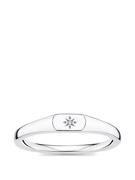thomas-sabo-sterling-silver-and-cubic-zirconia-stacking-signet-ring