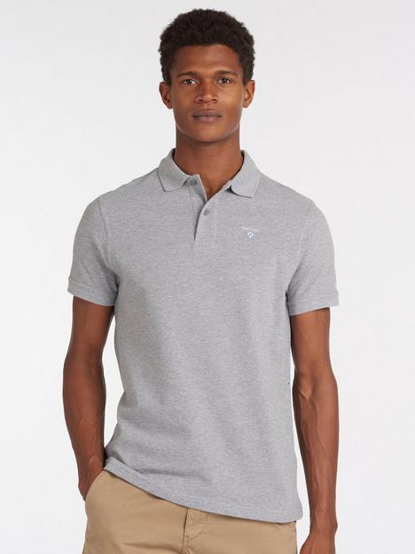 barbour-sports-polo-shirt--grey