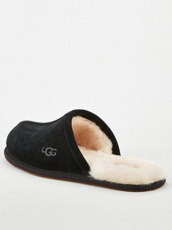 stillFront image of ugg-scuff-suede-sheepskin-lined-slippers