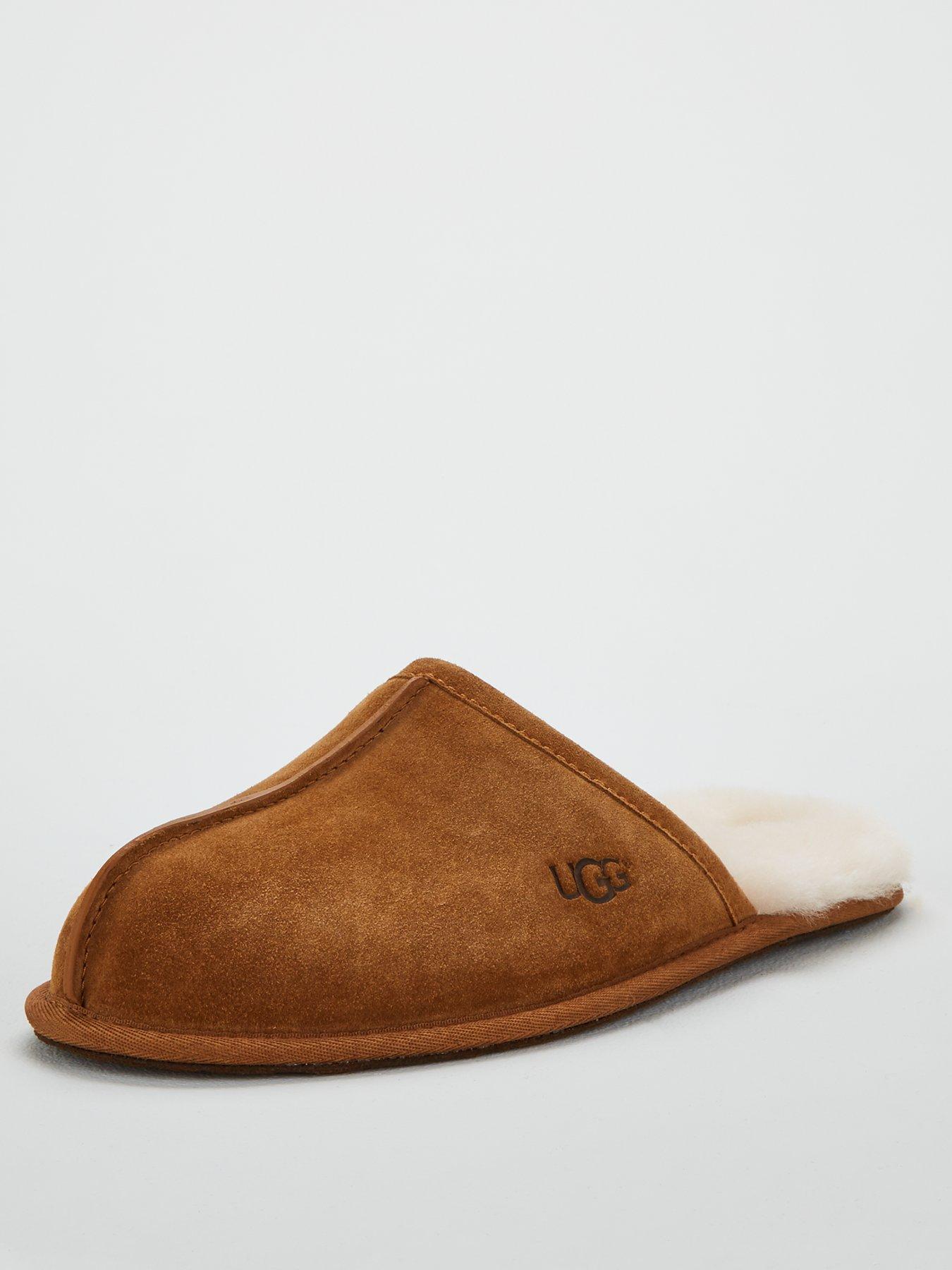 Men s Scuff Slipper Light Brown