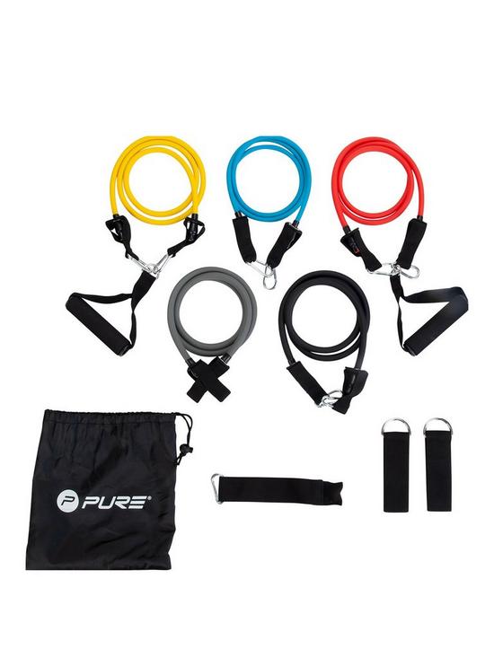 front image of pure2improve-exercise-tube-set