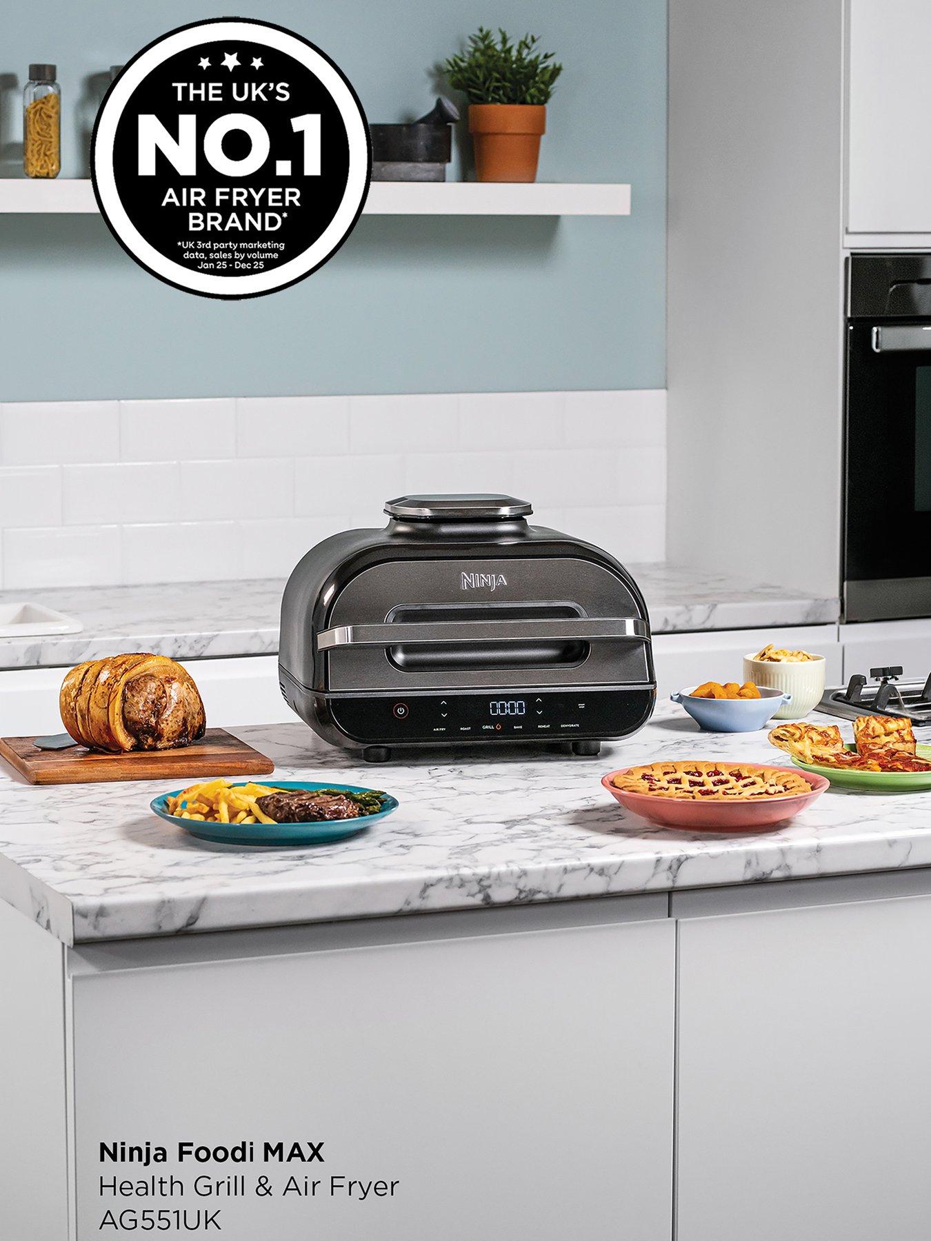 NINJA Foodi Health Grill and Air Fryer AG551UK very.co.uk
