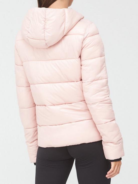 stillFront image of superdry-high-shine-toya-jacket-pink