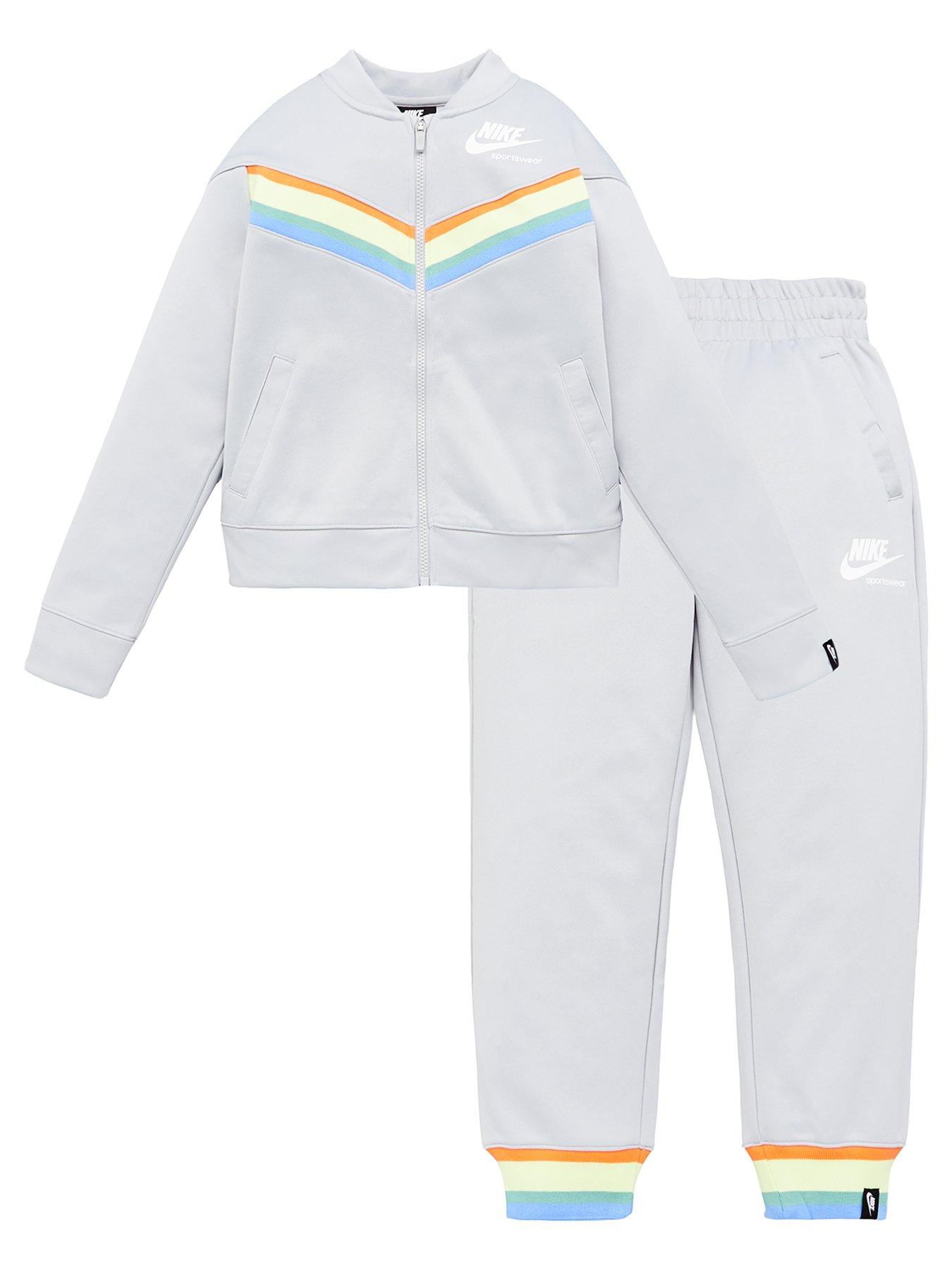 grey nike tracksuit girls