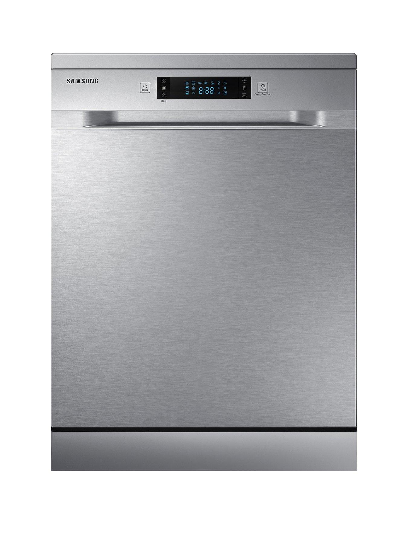 Samsung Series 6 DW60M6050FS Dishwasher, 14 Place Settings and a Flexible '3rd Rack' Cutlery Tray - Silver