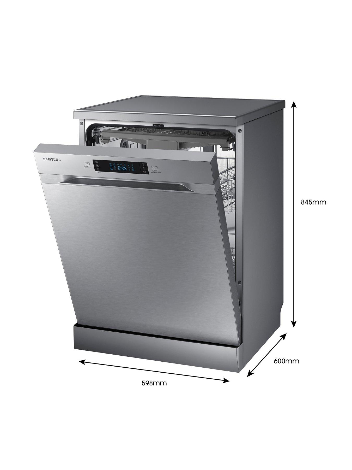 Image 7 of 8 of Samsung DW60M6050FS Series 6 Dishwasher, 14 Place Settings and a Flexible '3rd Rack' Cutlery Tray - Silver