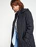  image of v-by-very-quilted-water-repellent-jacket-black