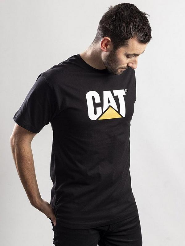 Caterpillar Mens Essentials Short-sleeve T-shirt Black 