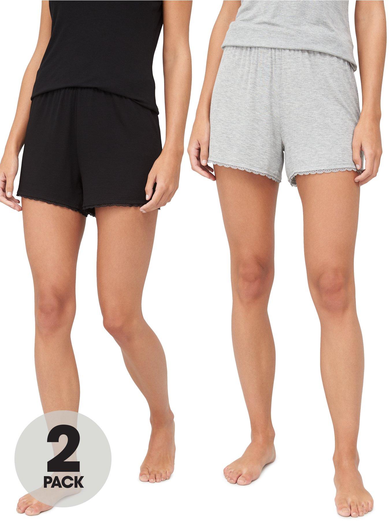 Satin Lace-Trimmed  Shorts Details about   I.n.c