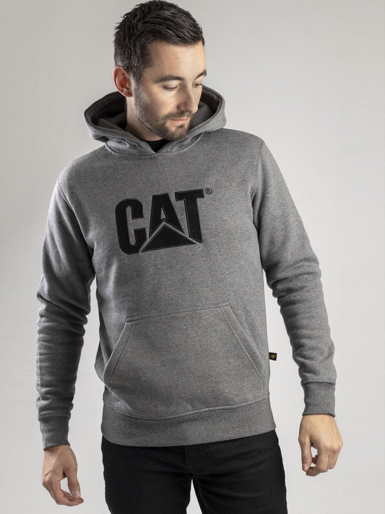  CAT Workwear Trademark Overhead Hoodie - Grey