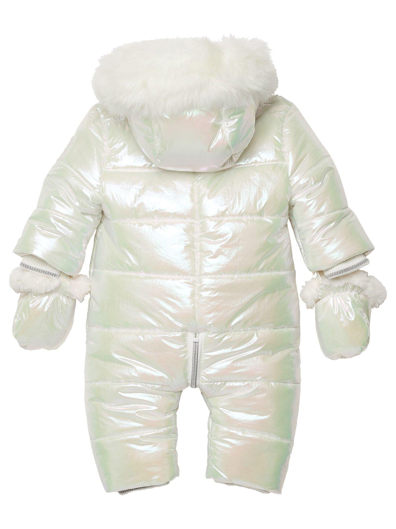 river island snowsuit baby girl