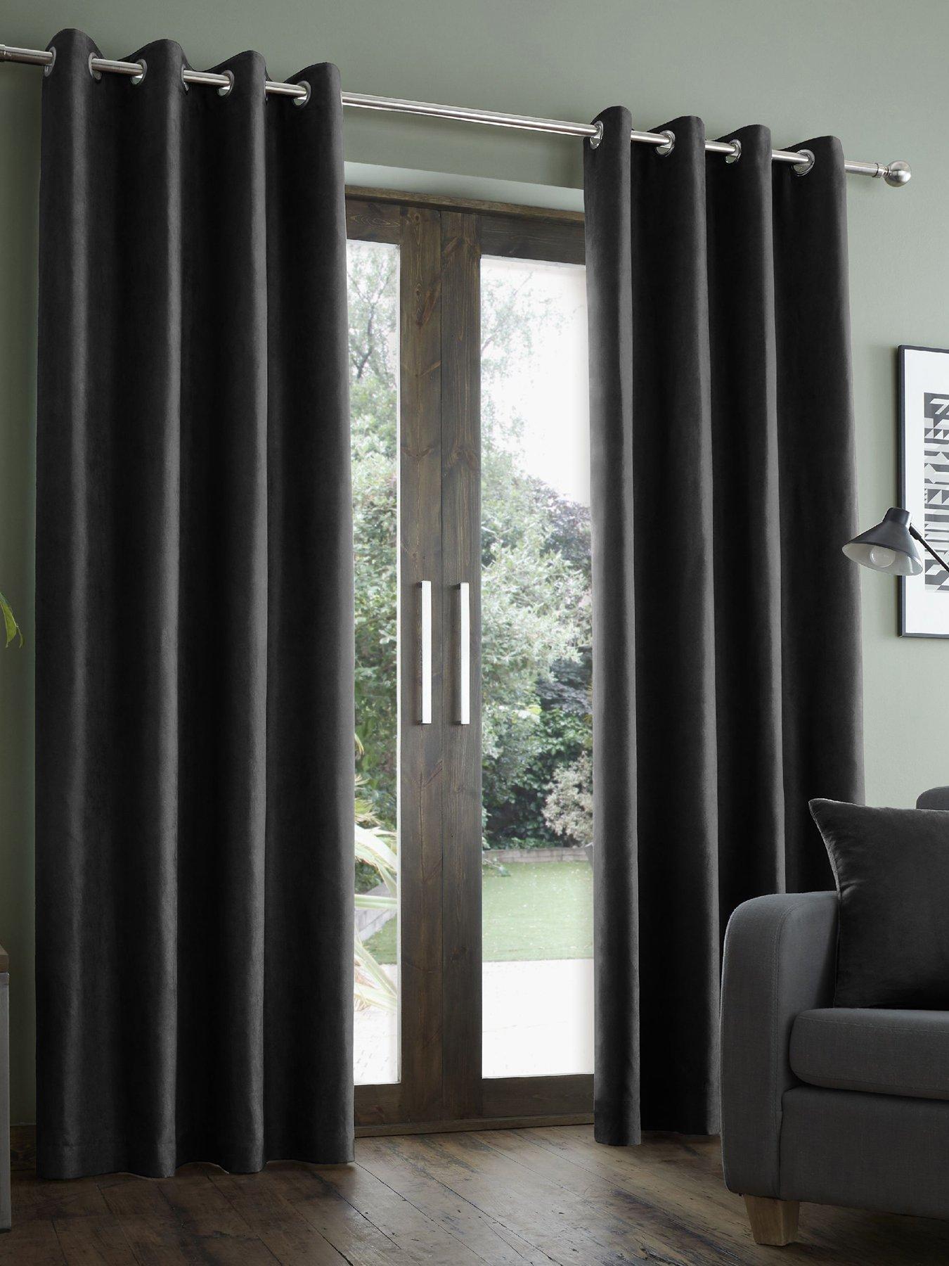 Suede curtains on sale