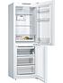  image of bosch-series-2-kgn33nweag-60cm-wide-no-frost-6040-fridge-freezer-white
