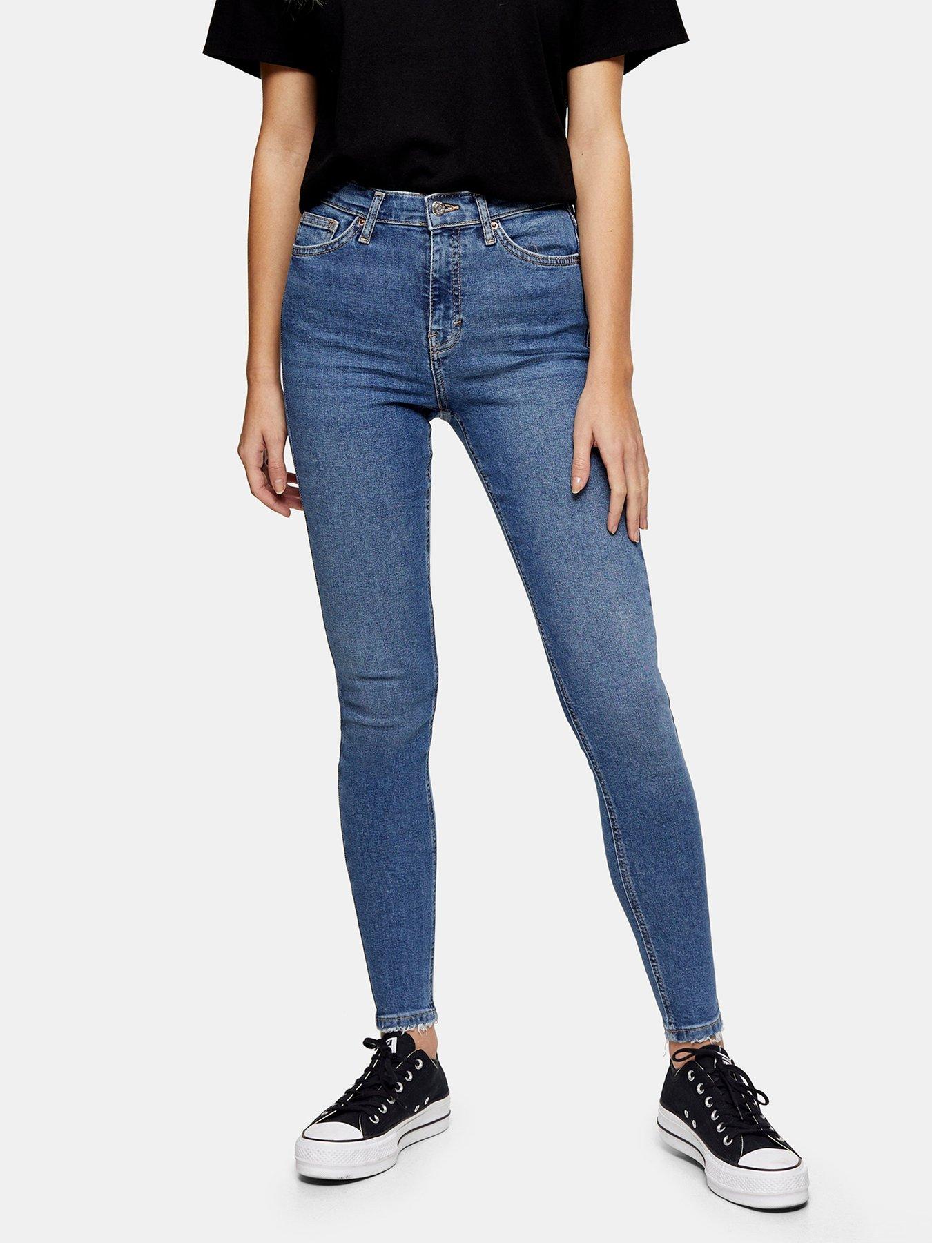 frayed hem jeans topshop