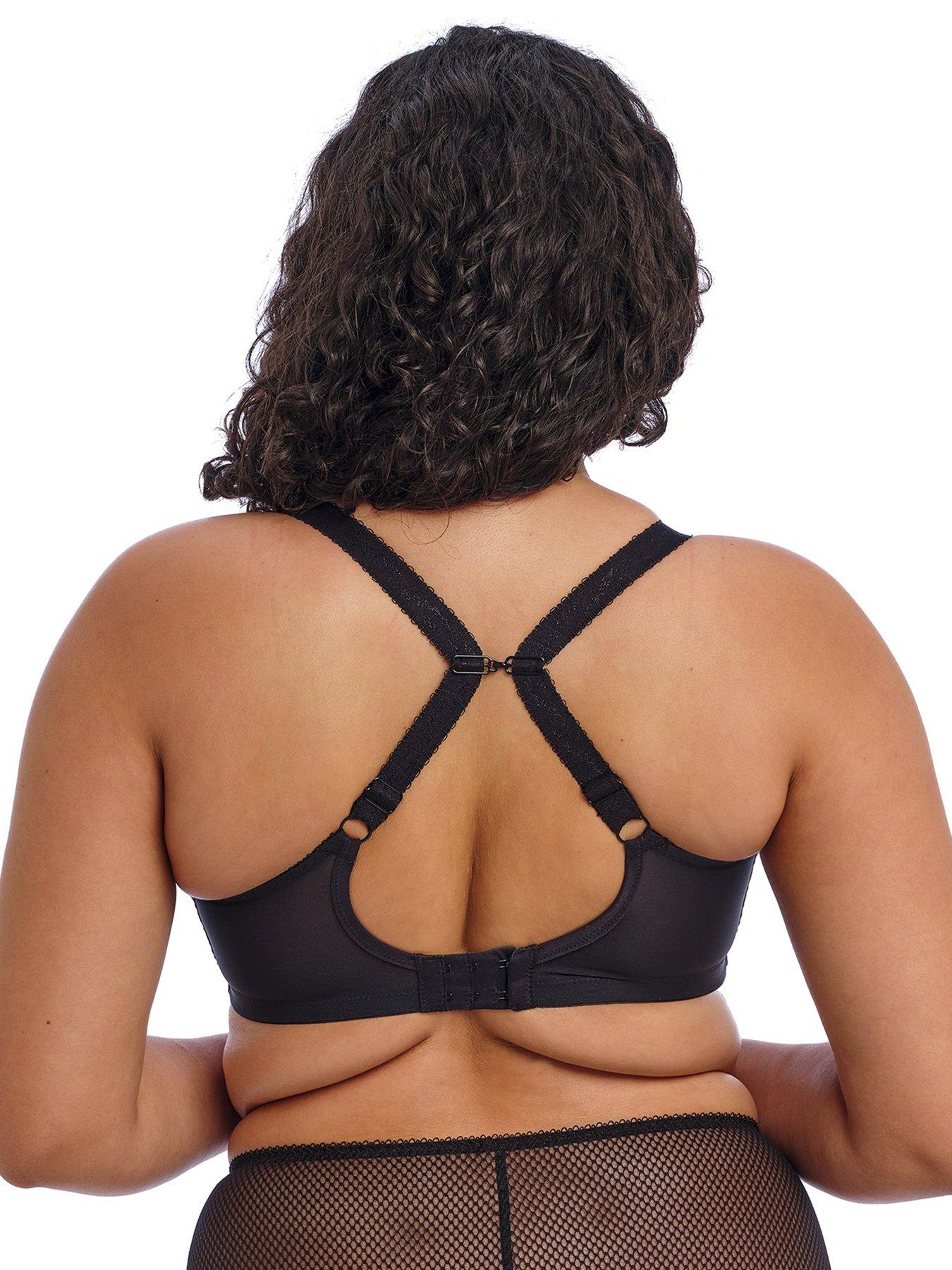 Image 2 of 4 of Elomi Charlie Underwired Plunge Bra Jet - Black