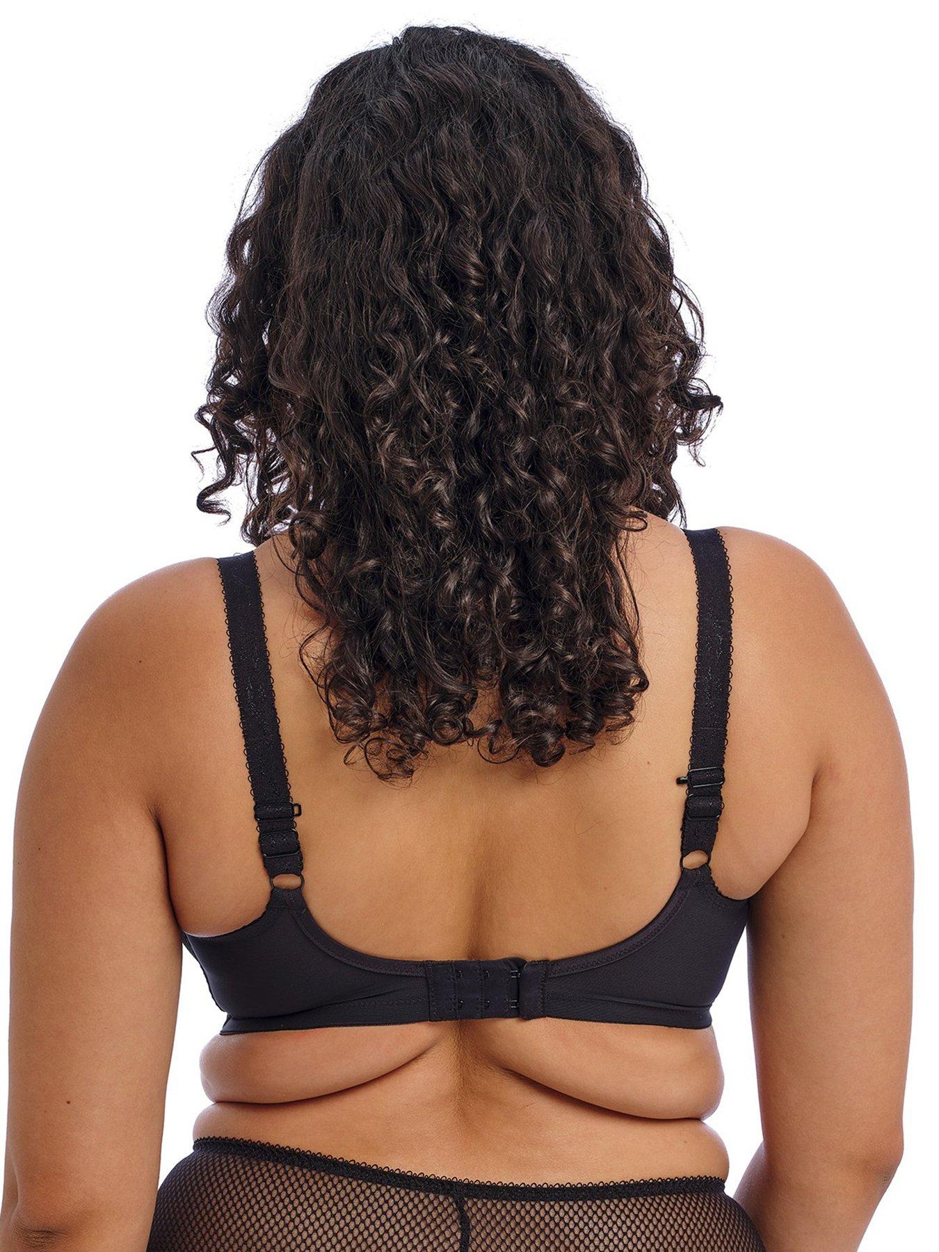 Image 3 of 4 of Elomi Charlie Underwired Plunge Bra Jet - Black
