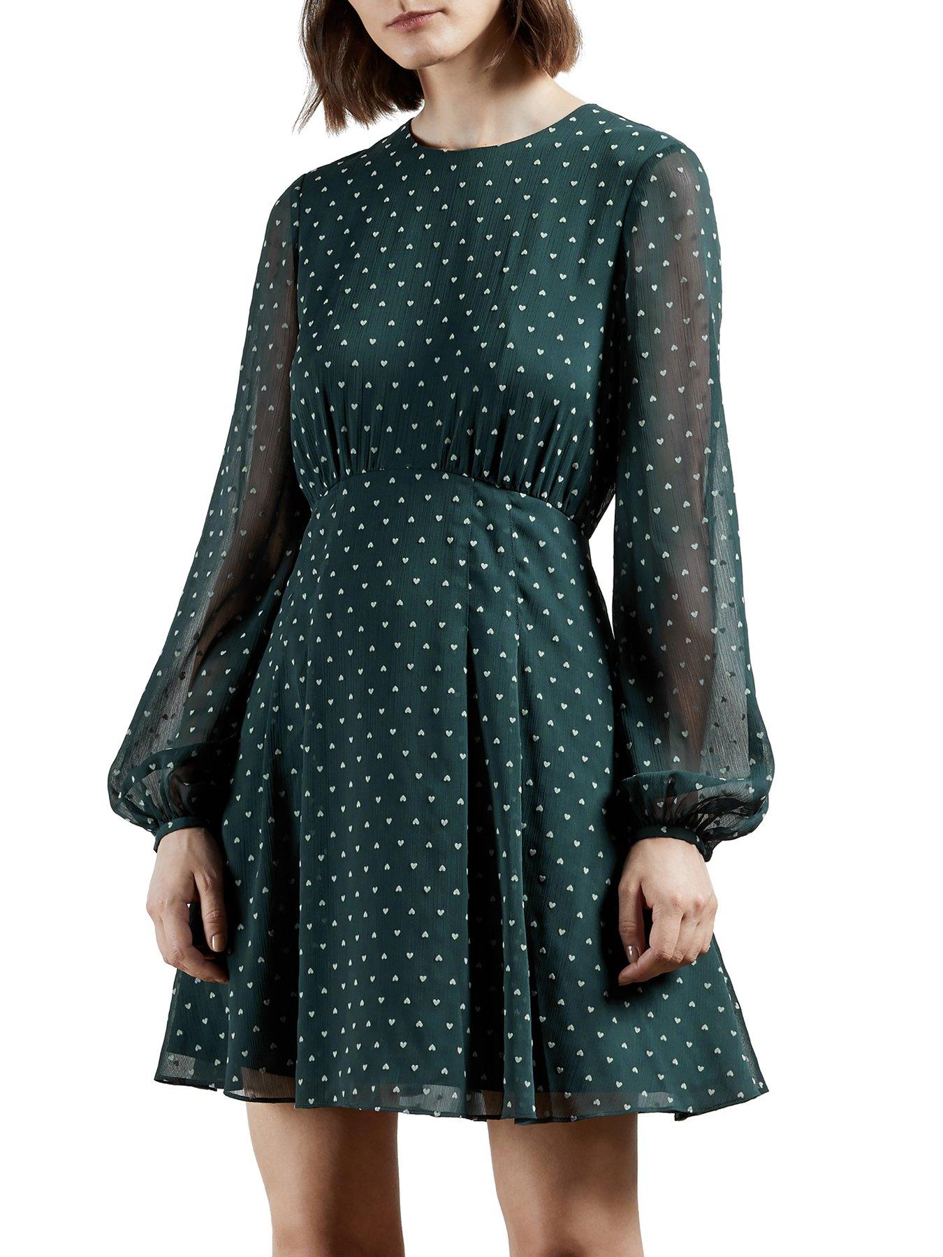 ted baker heart print dress