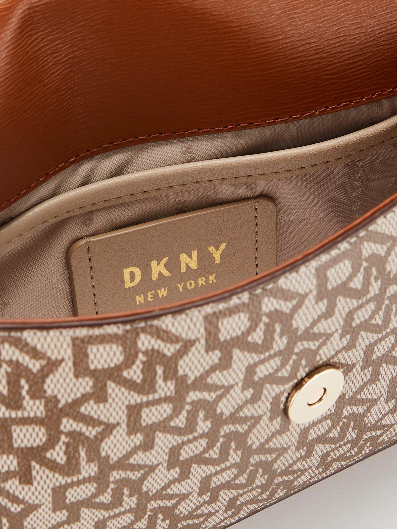 Dkny coated logo bag on sale