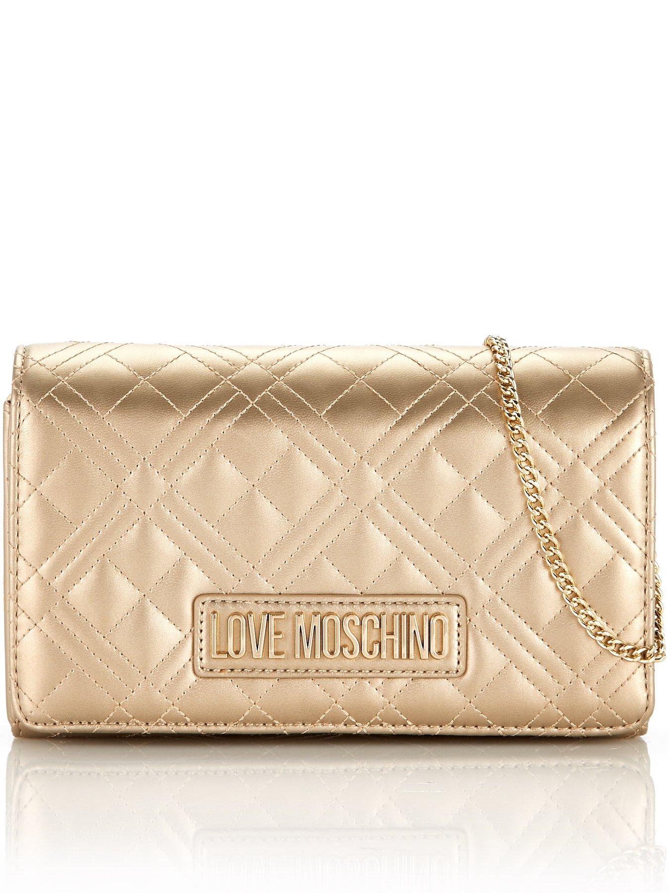 LOVE MOSCHINO Patent Quilted Cross-body 