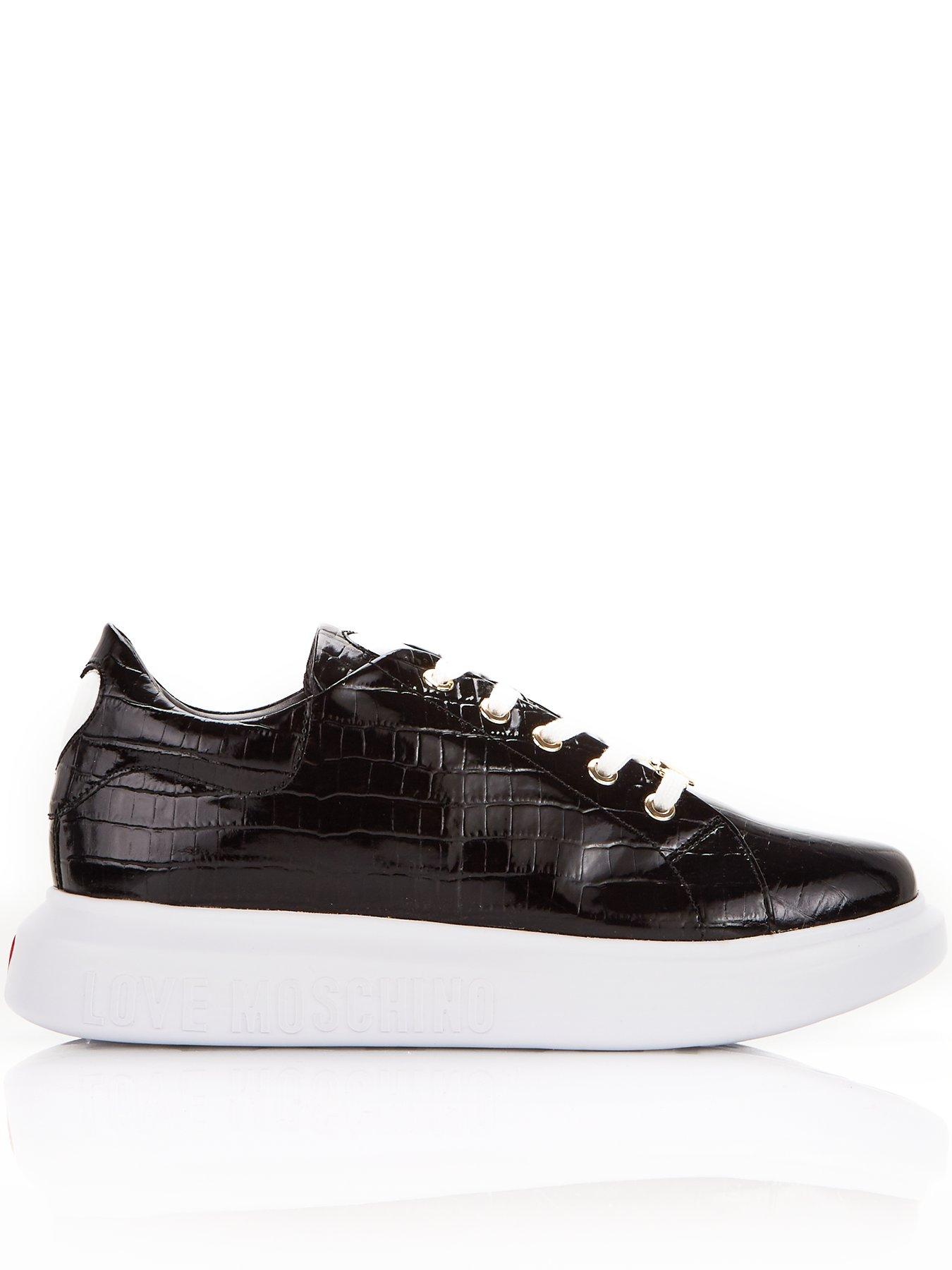 womens designer trainers black
