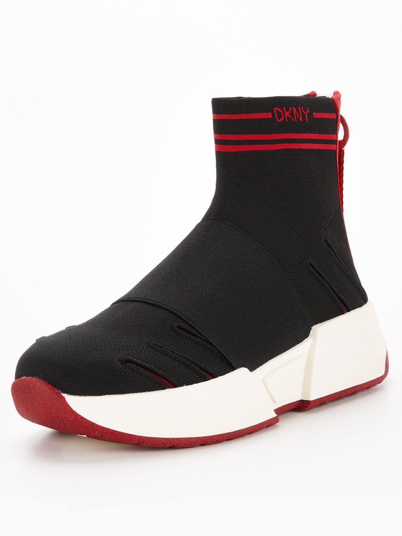 dkny marini slip on sock trainer