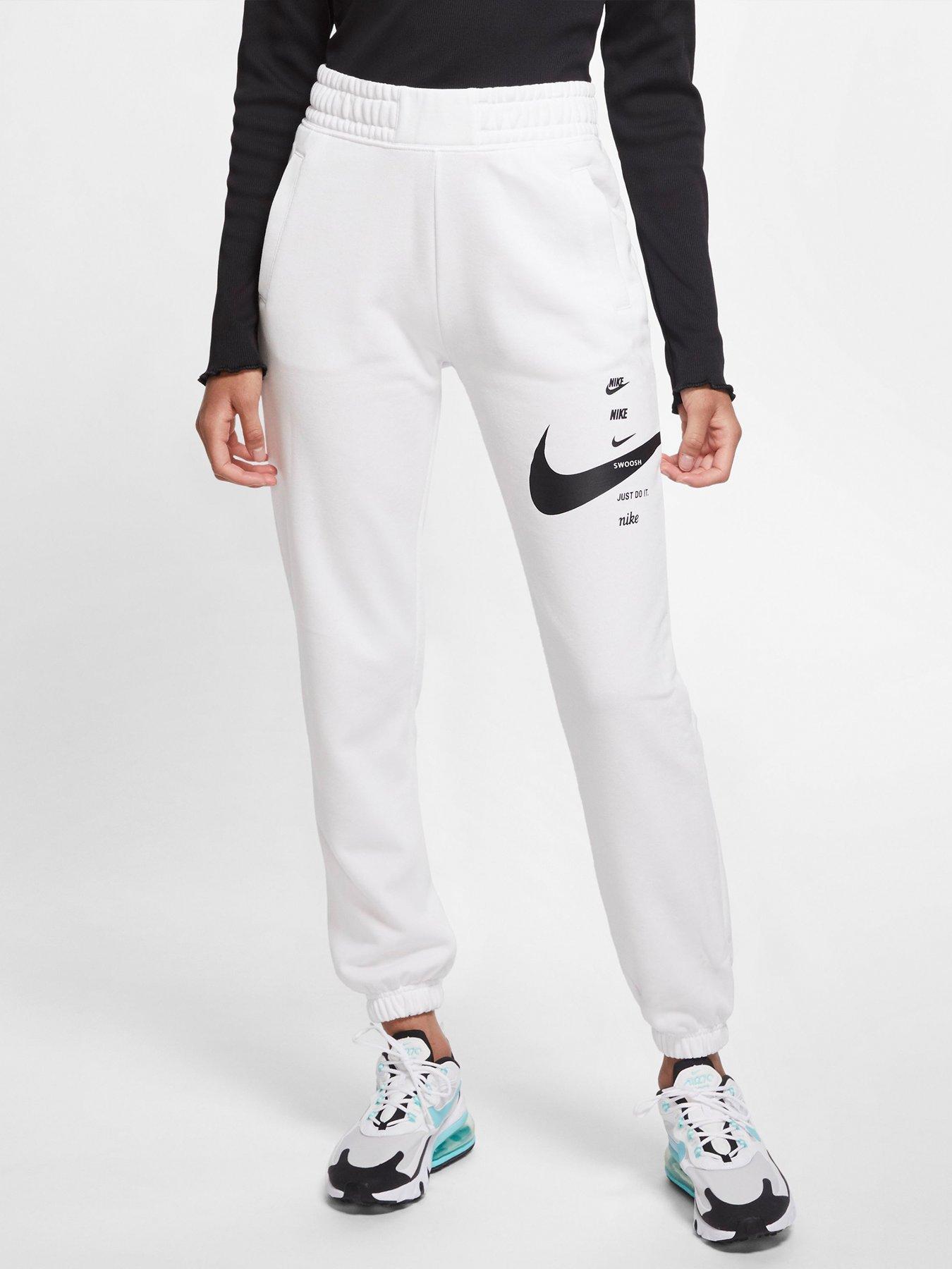 Nike NSW Swoosh Pants - White | very.co.uk