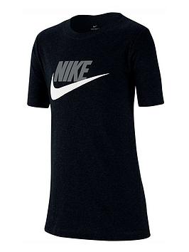Nike Boys Nsw Futura Icon T-Shirt - Black/Grey