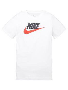 Nike Boys Nsw Futura Icon T-Shirt - White
