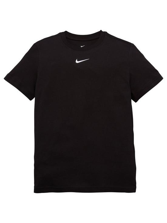 Nike Girls NSW Boyfriend Essential T-shirt - Black | very.co.uk