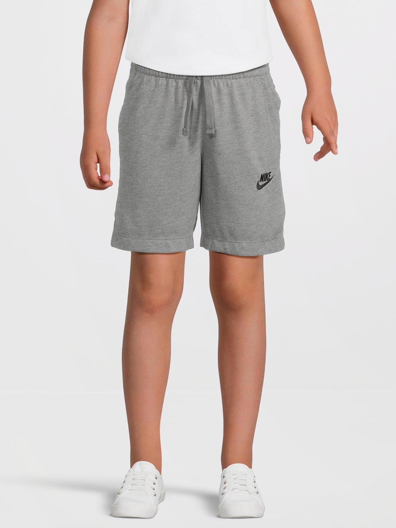 Nike jersey shop shorts grey