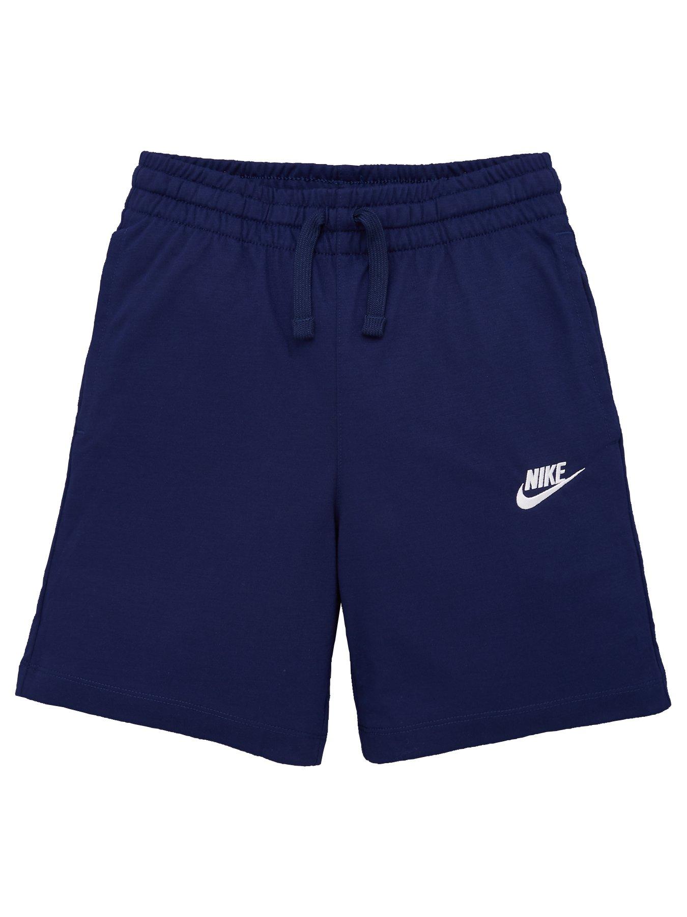 boys navy nike shorts