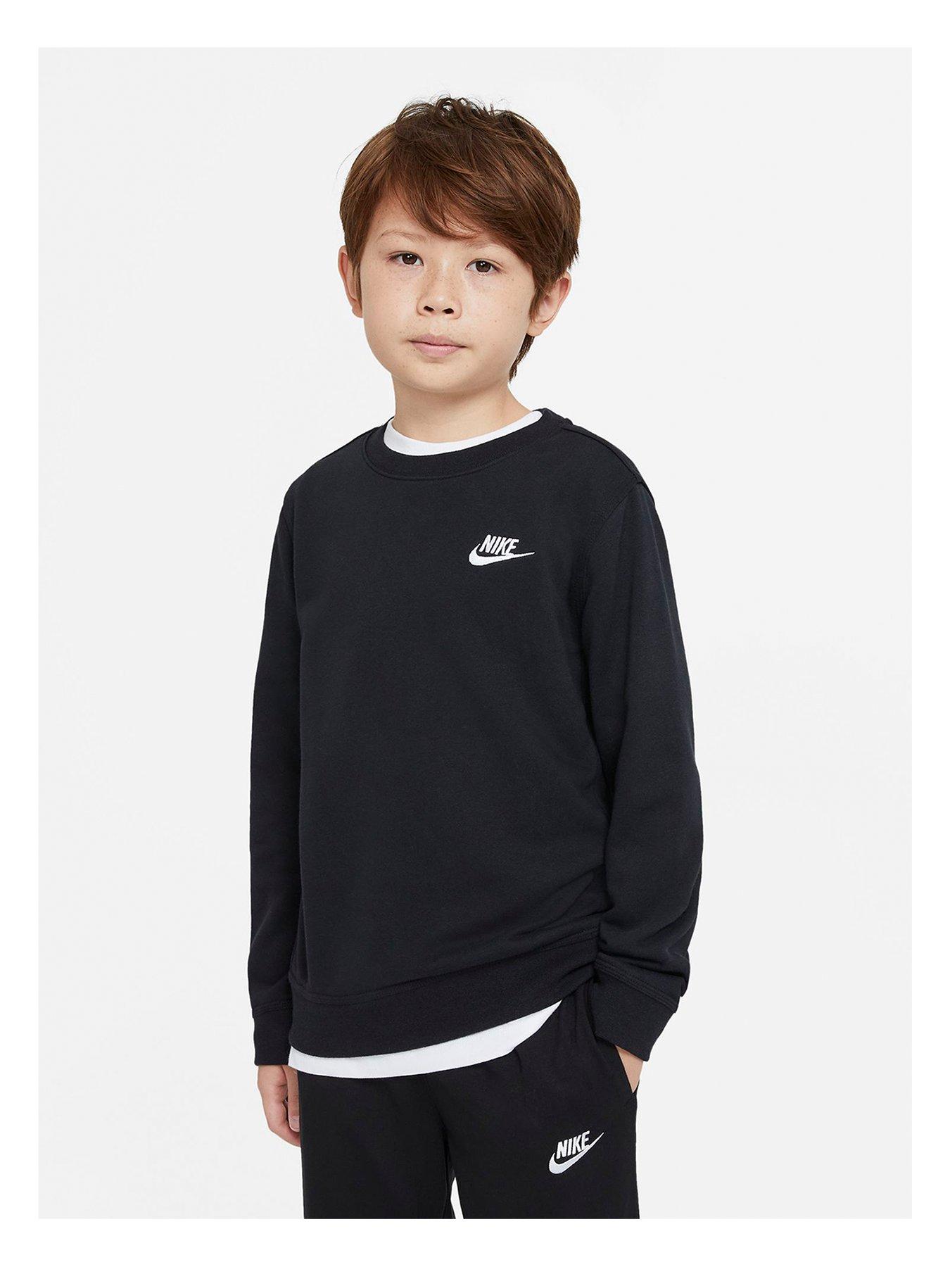 nike club sweat top