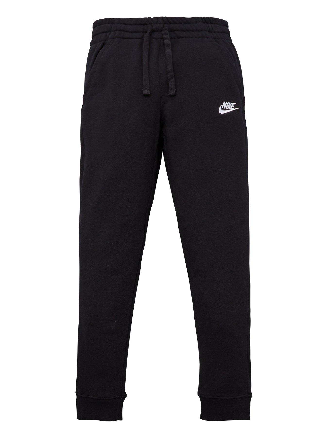 Sportswear Boys NSW Club FT Jogger Pants - Black/White