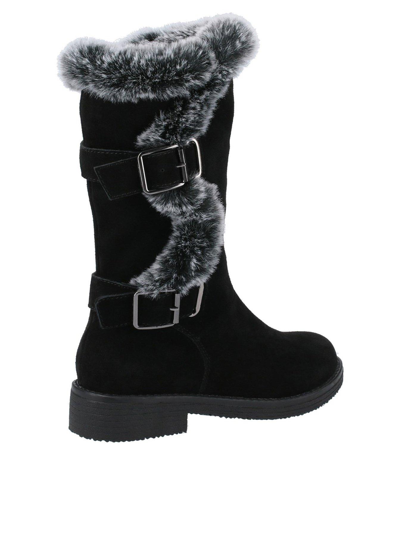 Hush Puppies Megan Knee High Boots - Black | very.co.uk