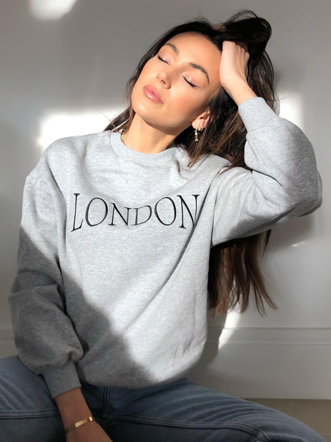 womens slogan sweater